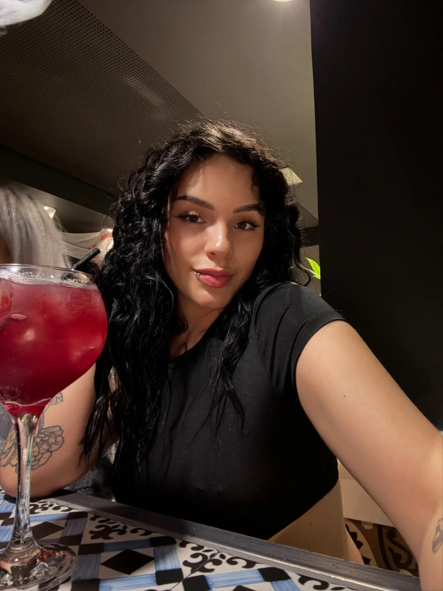 Arianna on an evening out